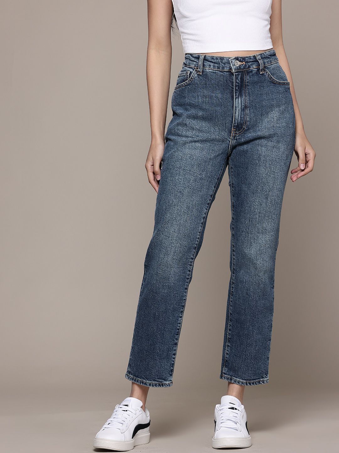 Slim Fit Light Fade Stretchable Jeans