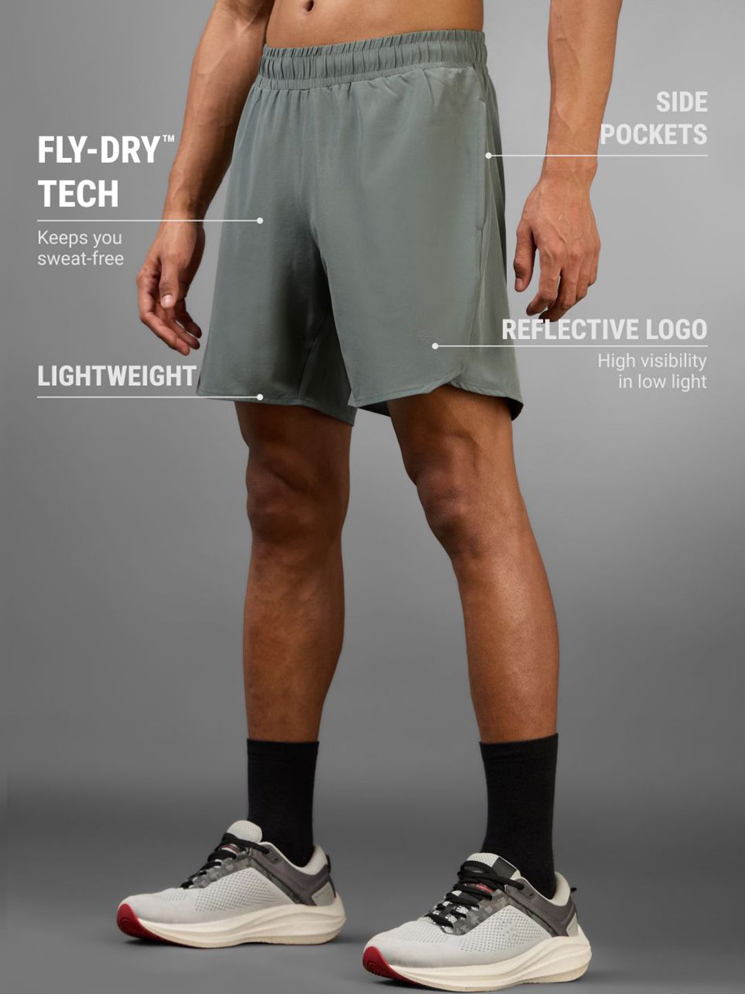 Buy CULT Men Olive Iconic Running Shorts - Shorts for Men 31898373