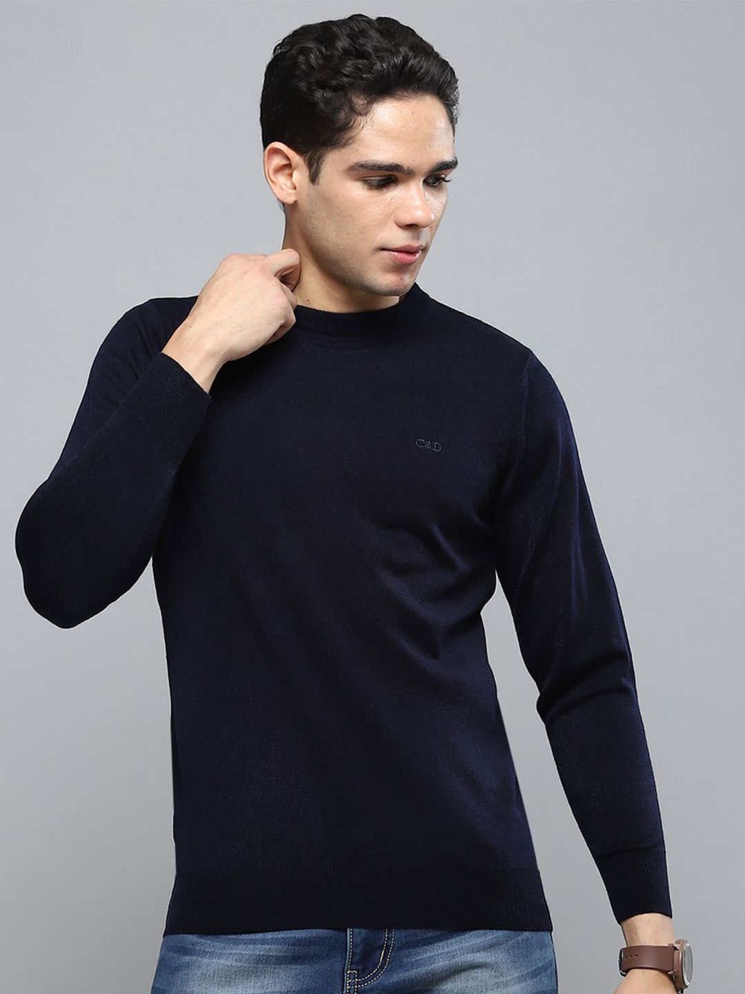 Cloak & Decker Men Woollen Pullover