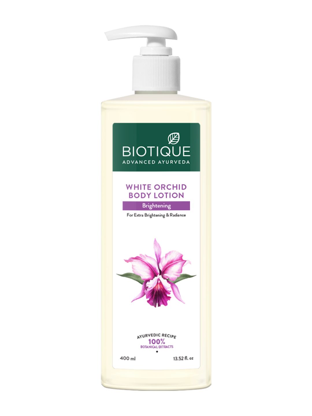 Biotique Biotique White Orchid Brightening Body Lotion With Coconut & Almond - 400ml