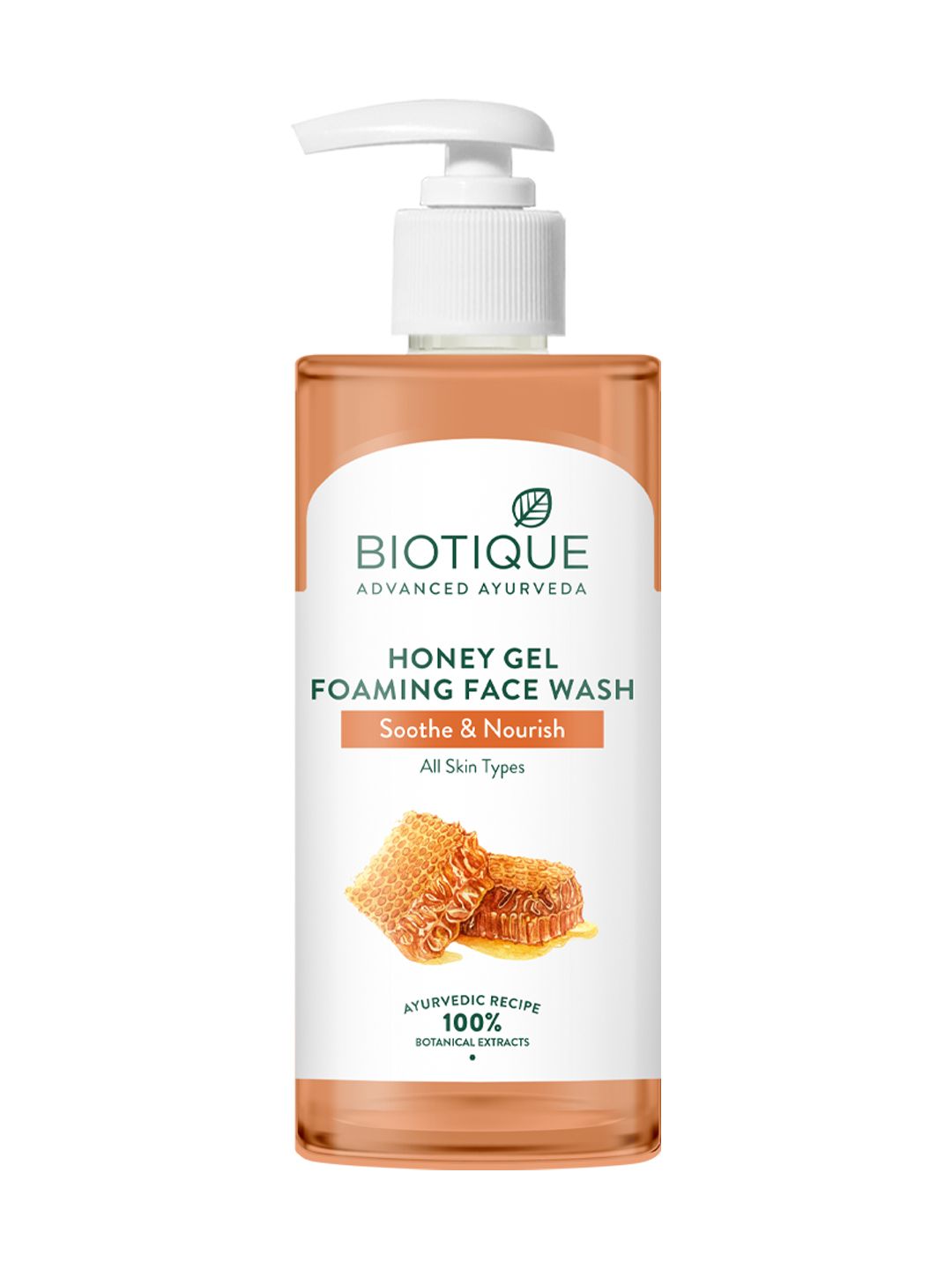 Biotique Biotique Honey Gel Soothe & Nourish Foaming Face Wash - 300ml