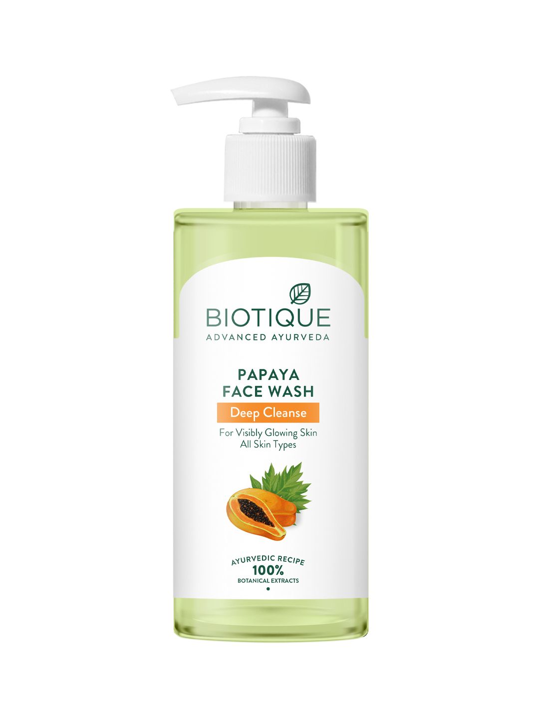 Biotique Biotique Papaya Deep Cleanse Face Wash with Neem & Wild Turmeric -  300 ml