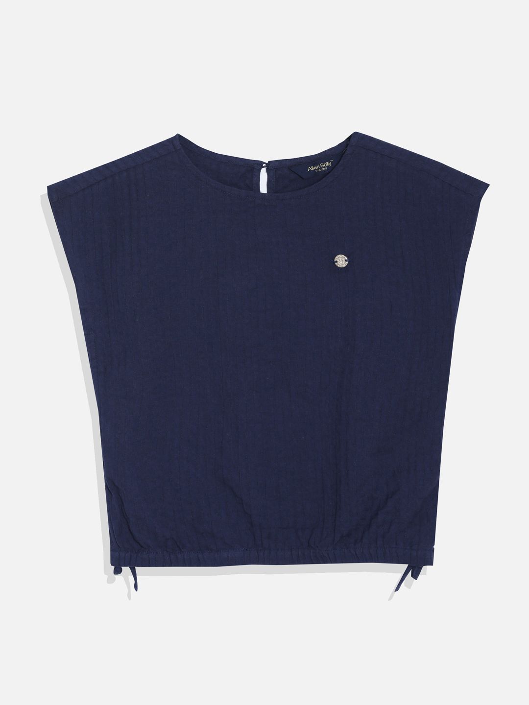 Allen Solly Junior Girls Round Neck Cotton Top