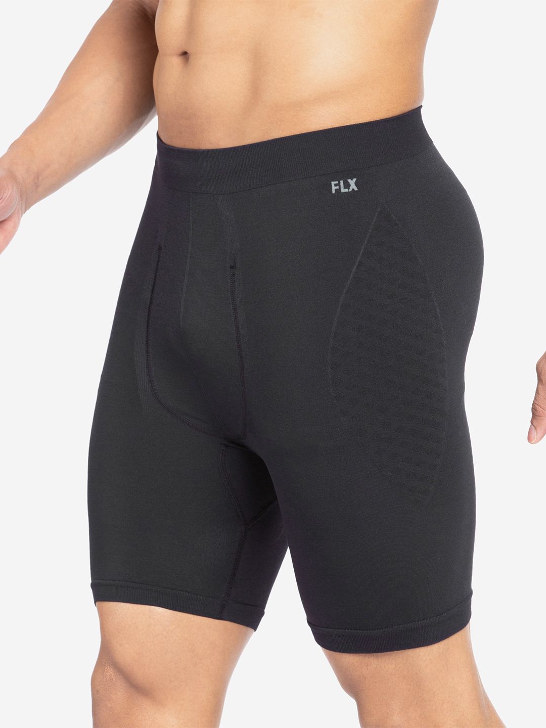Decathlon Adults Black Moisture Managing Cricket Compression Shorts Groin Guard