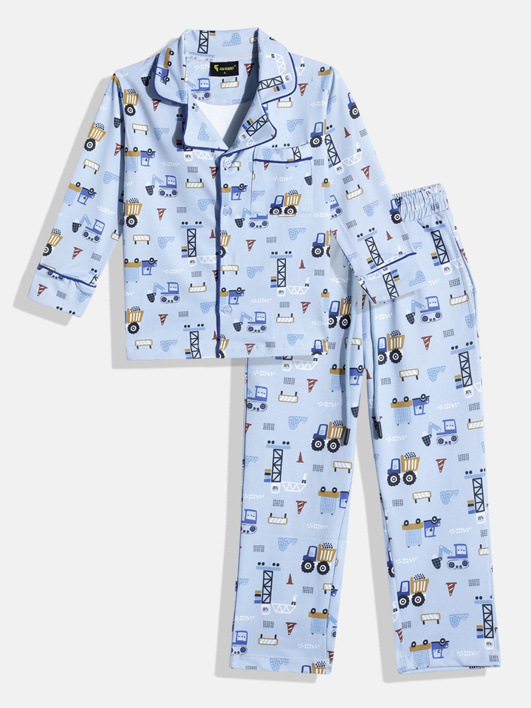 KOKOMO Boys Conversational Printed Night Suit