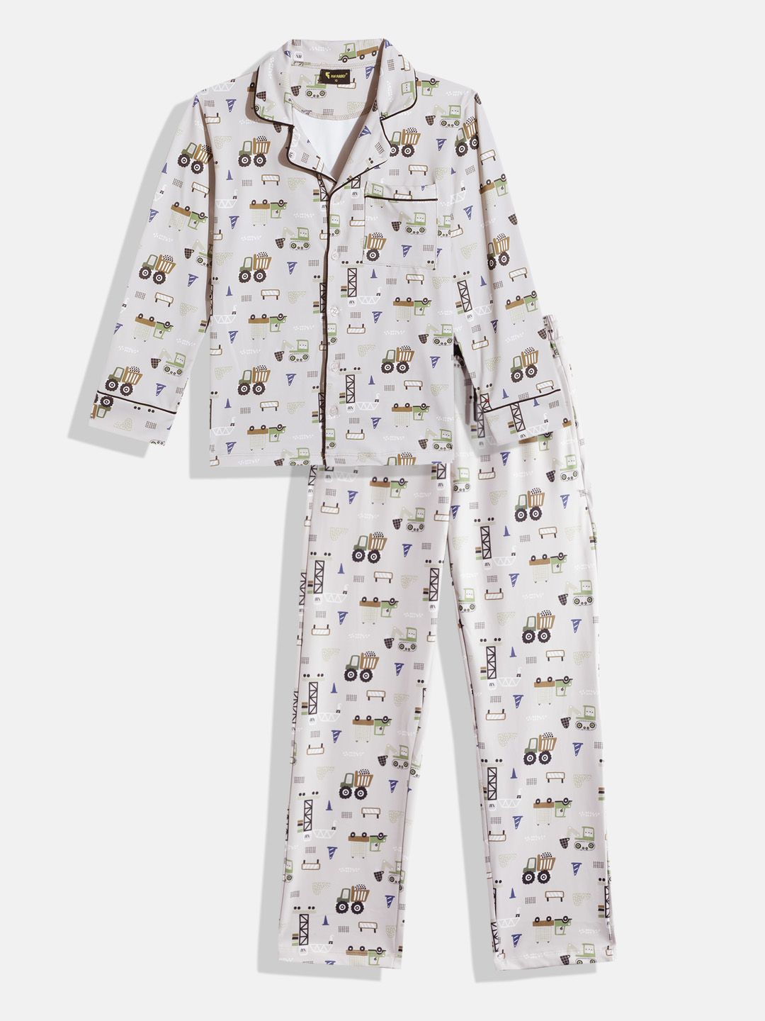 KOKOMO Boys Conversational Printed Night Suit