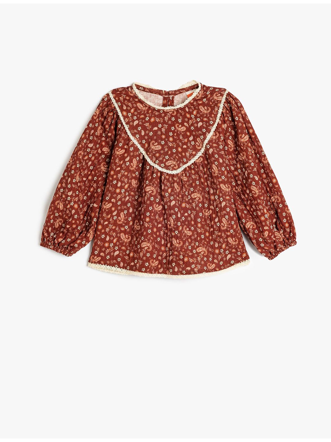 Koton Floral Print Cotton Top