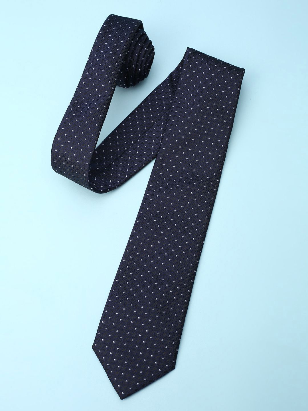 Louis Philippe Men Printed Skinny Tie