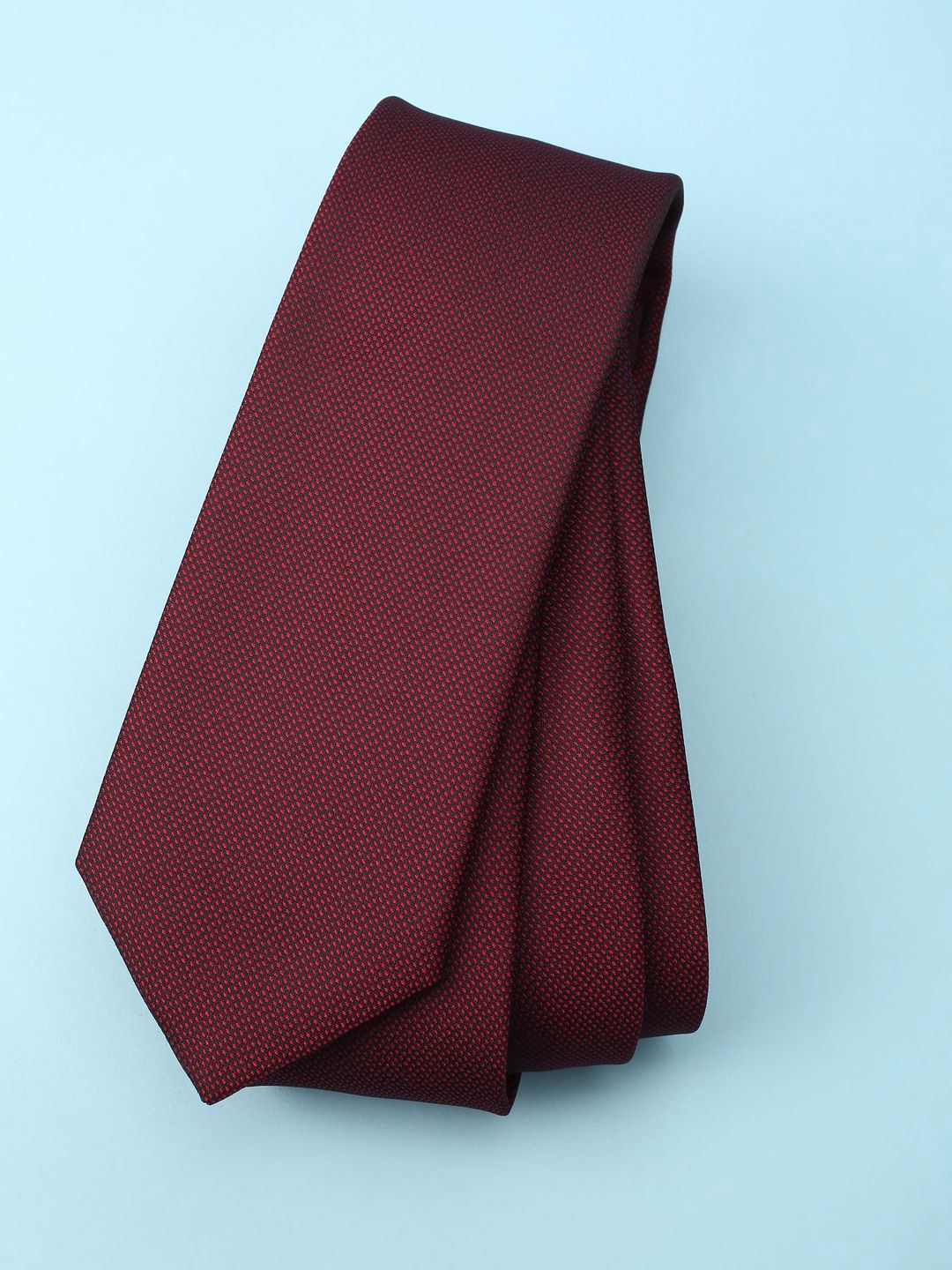 Louis Philippe Men Woven Design Broad Tie
