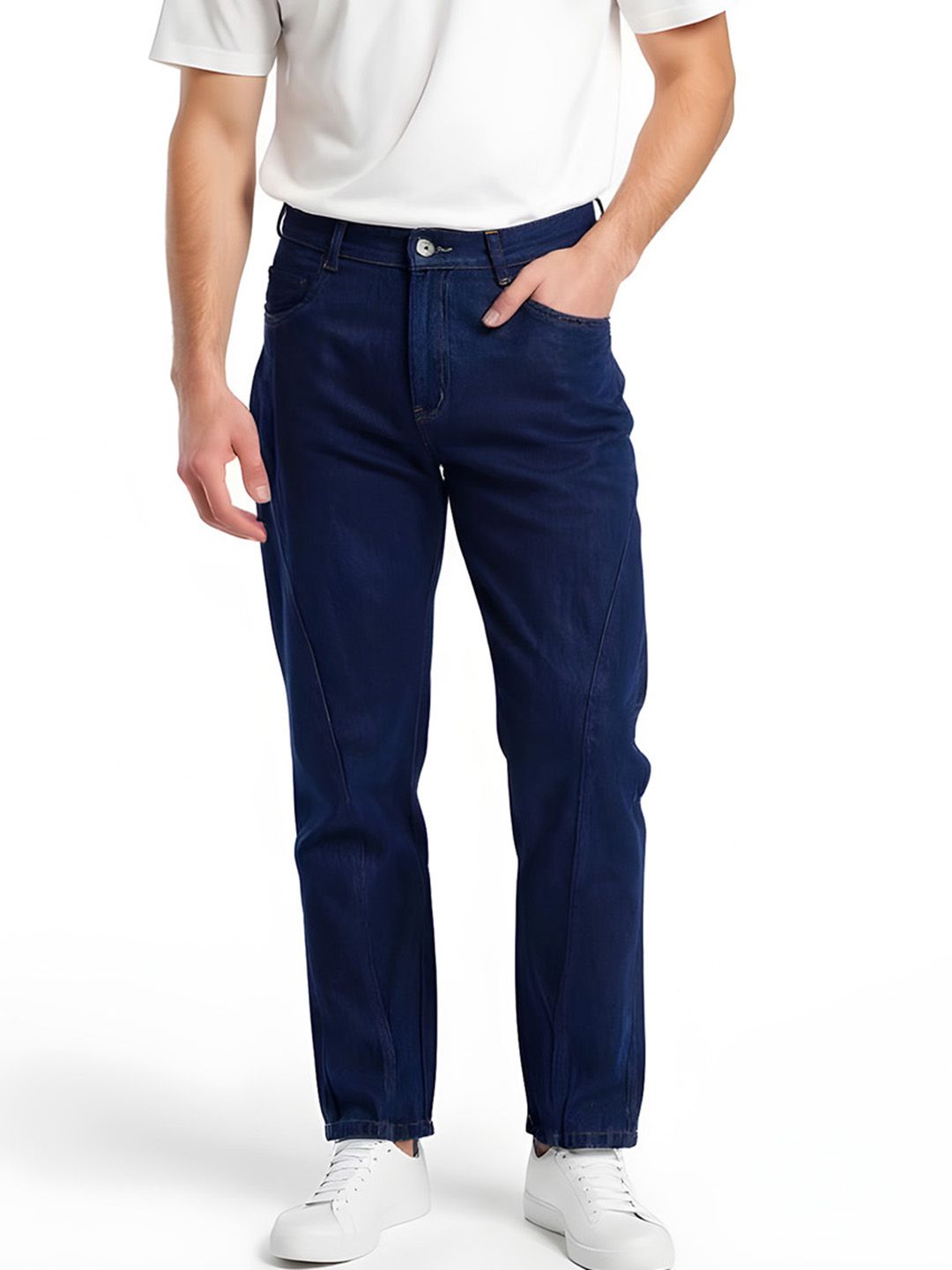 glitchez Men Mid-Rise Straight Fit Jeans