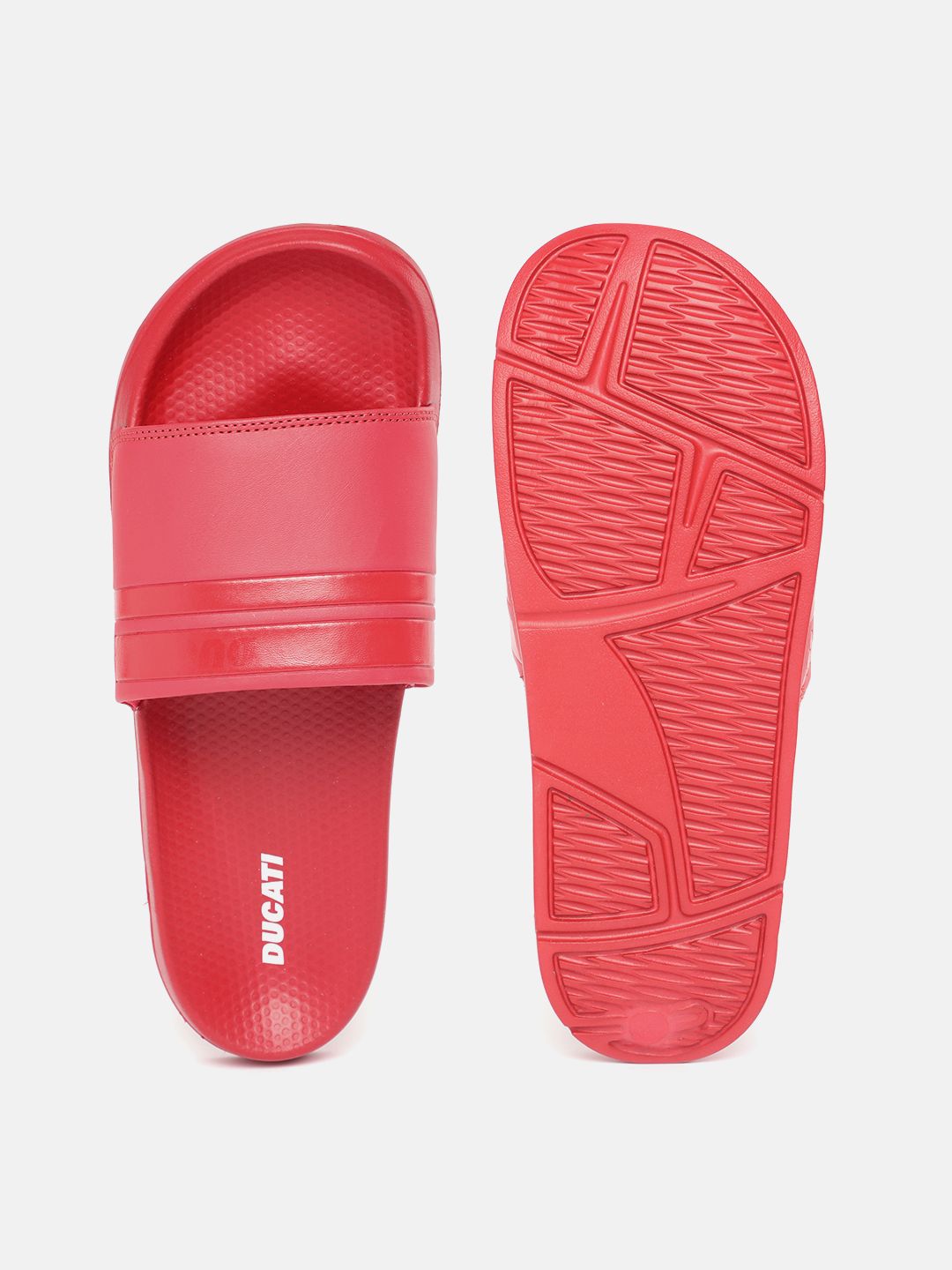 ABCです。 Buy Ducati Men Striped Textured Sliders - Flip Flops for Men