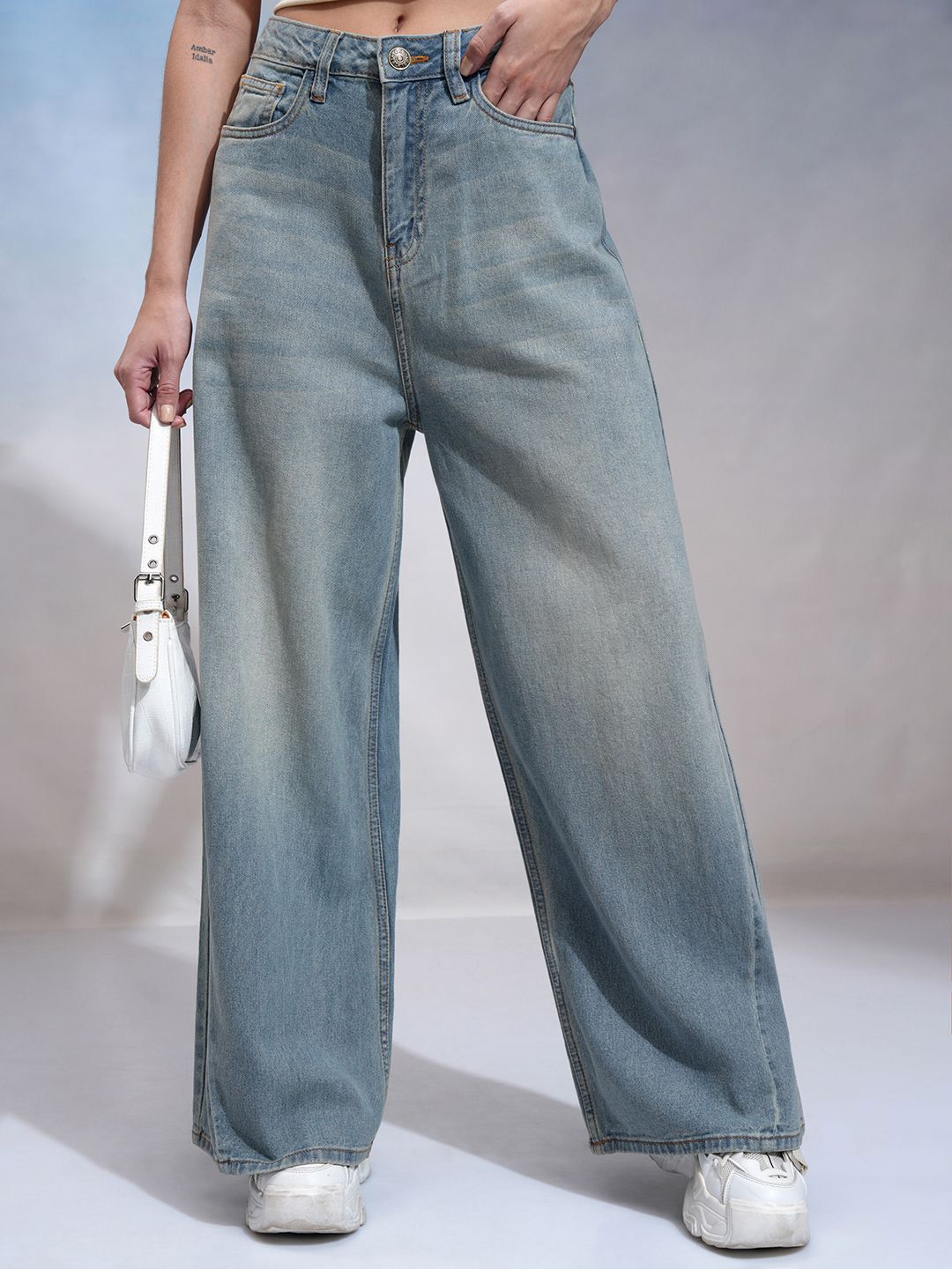 Buy Street By Tokyo Talkies Women Fla High-Rise Jeans - Jeans for