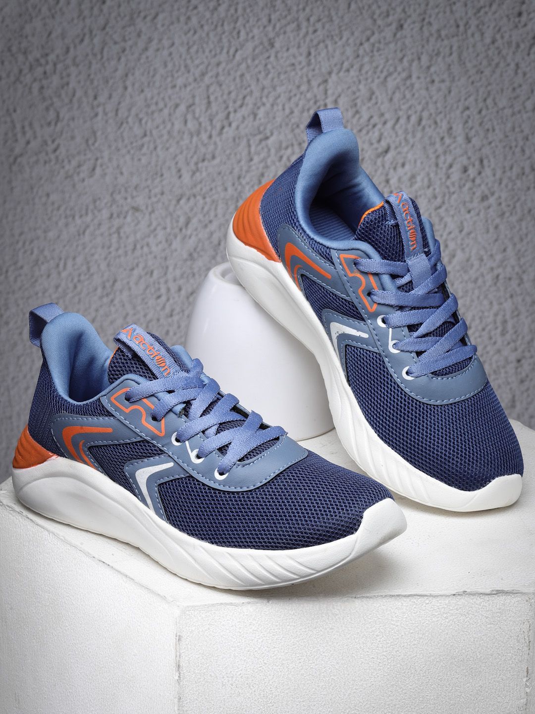 Action Boys Mesh Running Non-Marking Sports Shoes