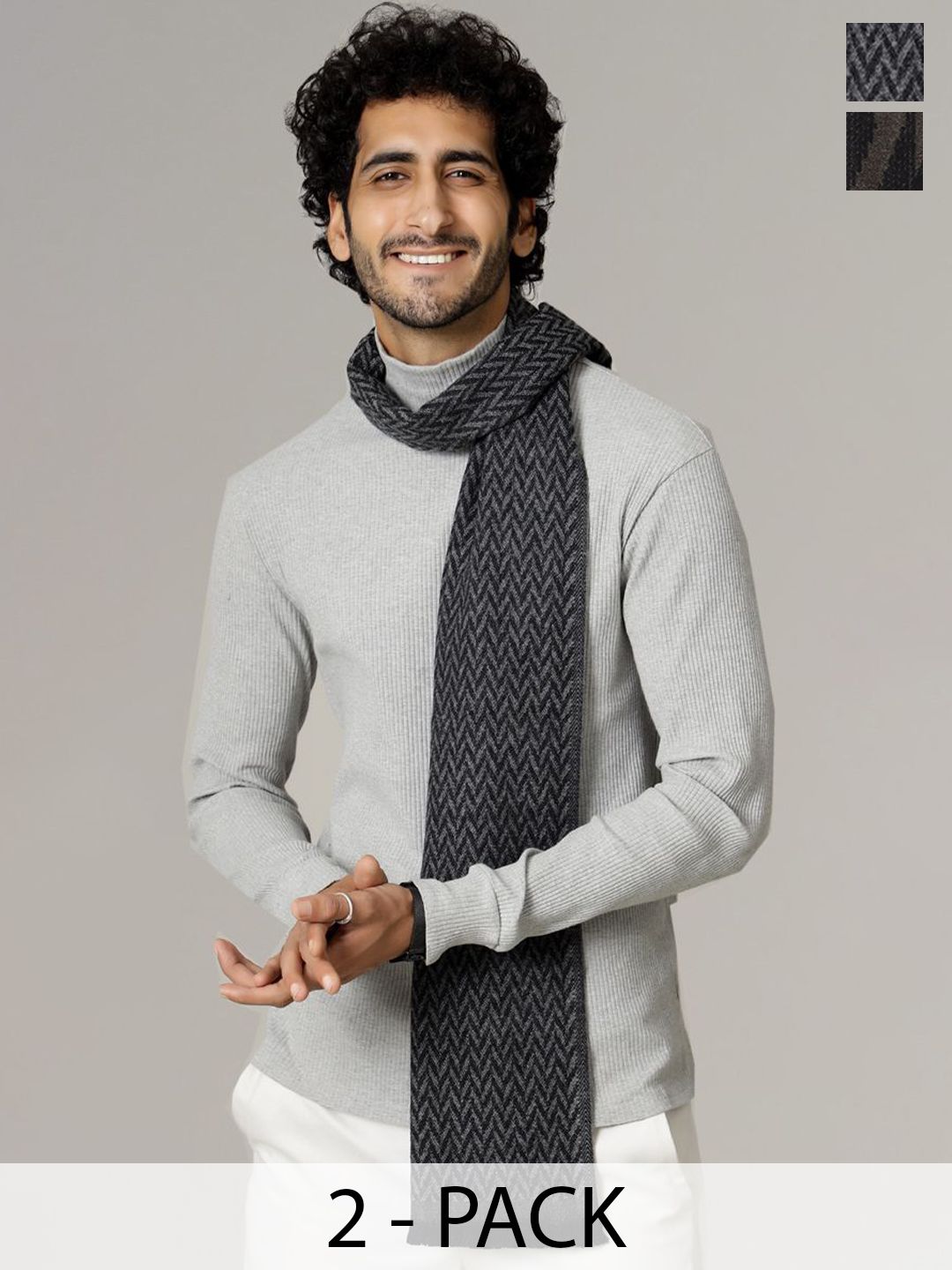 HANDICRAFT PALACE Men Merino Wool Mufflers