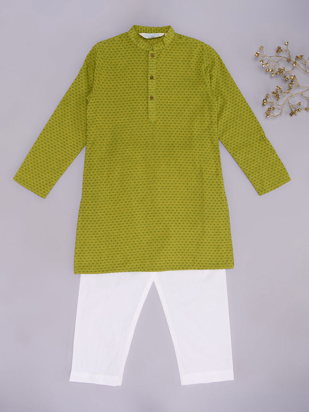 indus route by Pantaloons Boys Regular Kurta with Pyjamas