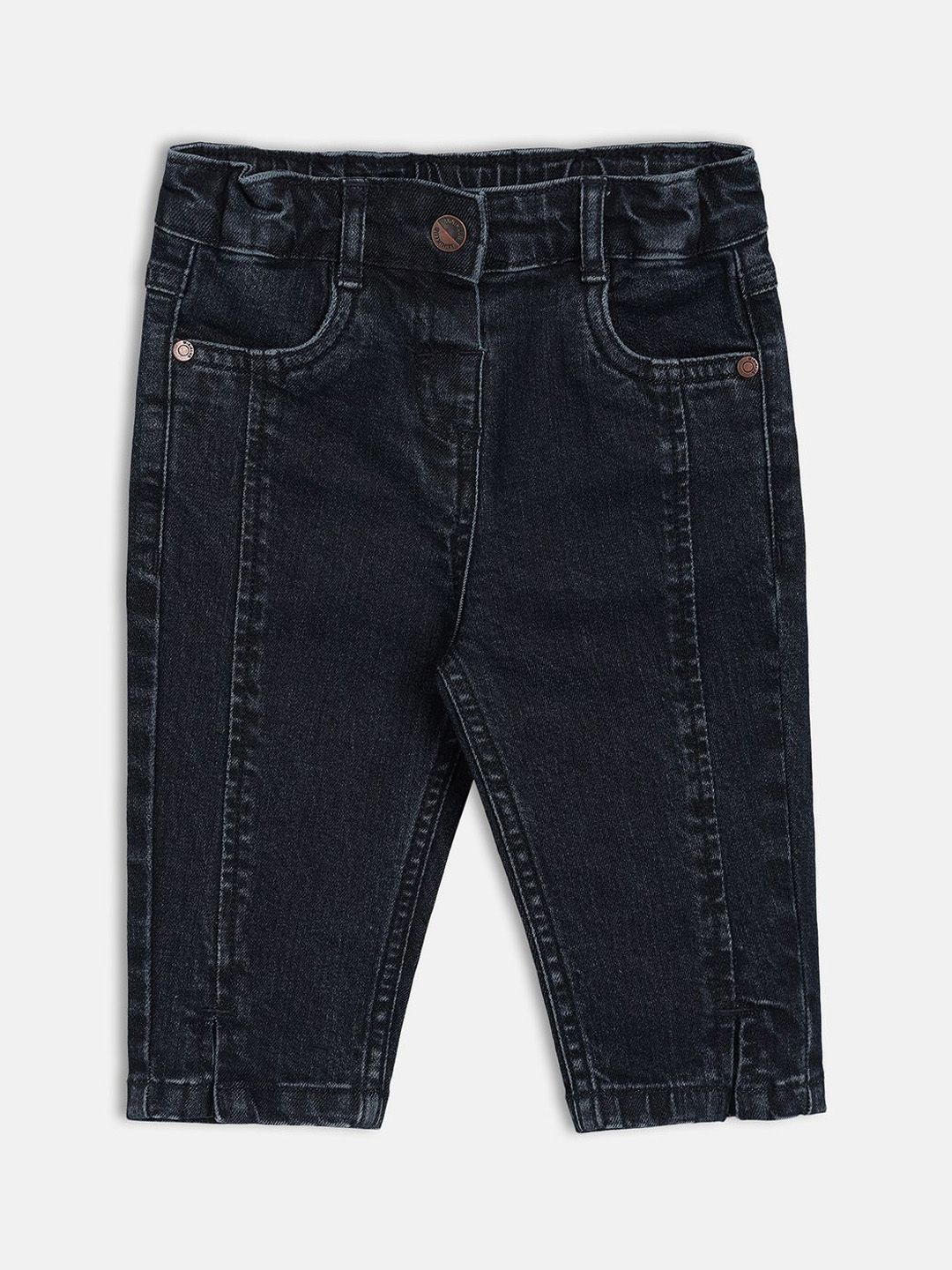 MINI KLUB Girls Mid-Rise Denim Jeans