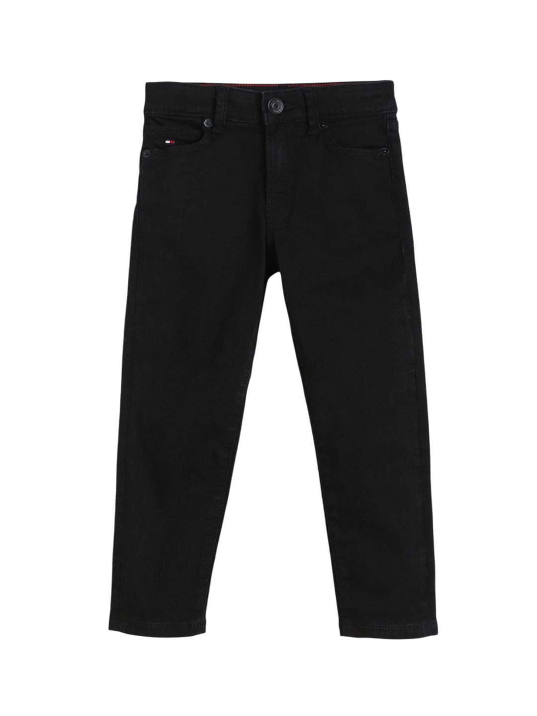Tommy Hilfiger Boys Regular Fit Mid-Rise Jeans