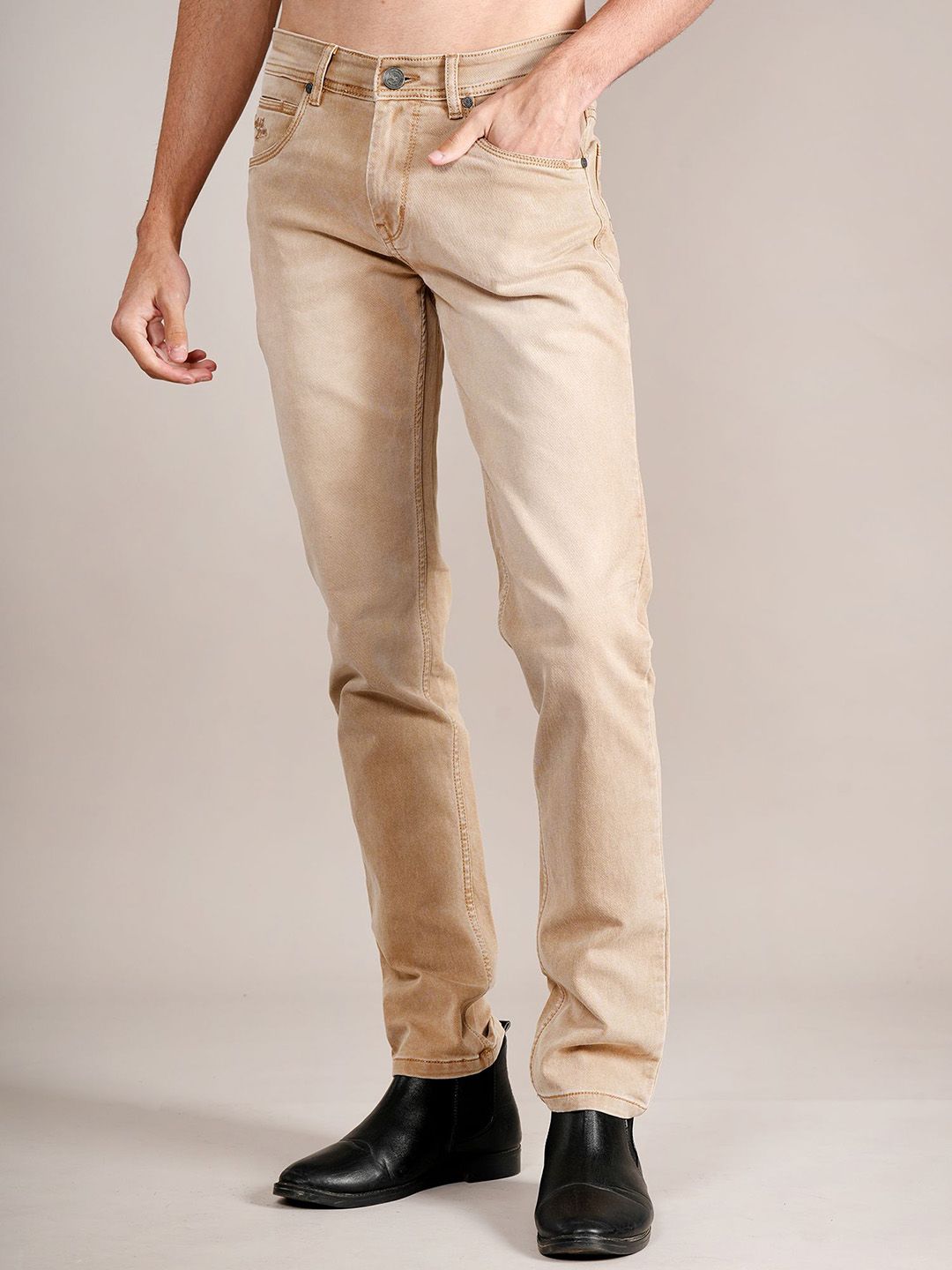 Cantabil Men Mid-Rise Stretchable Jeans