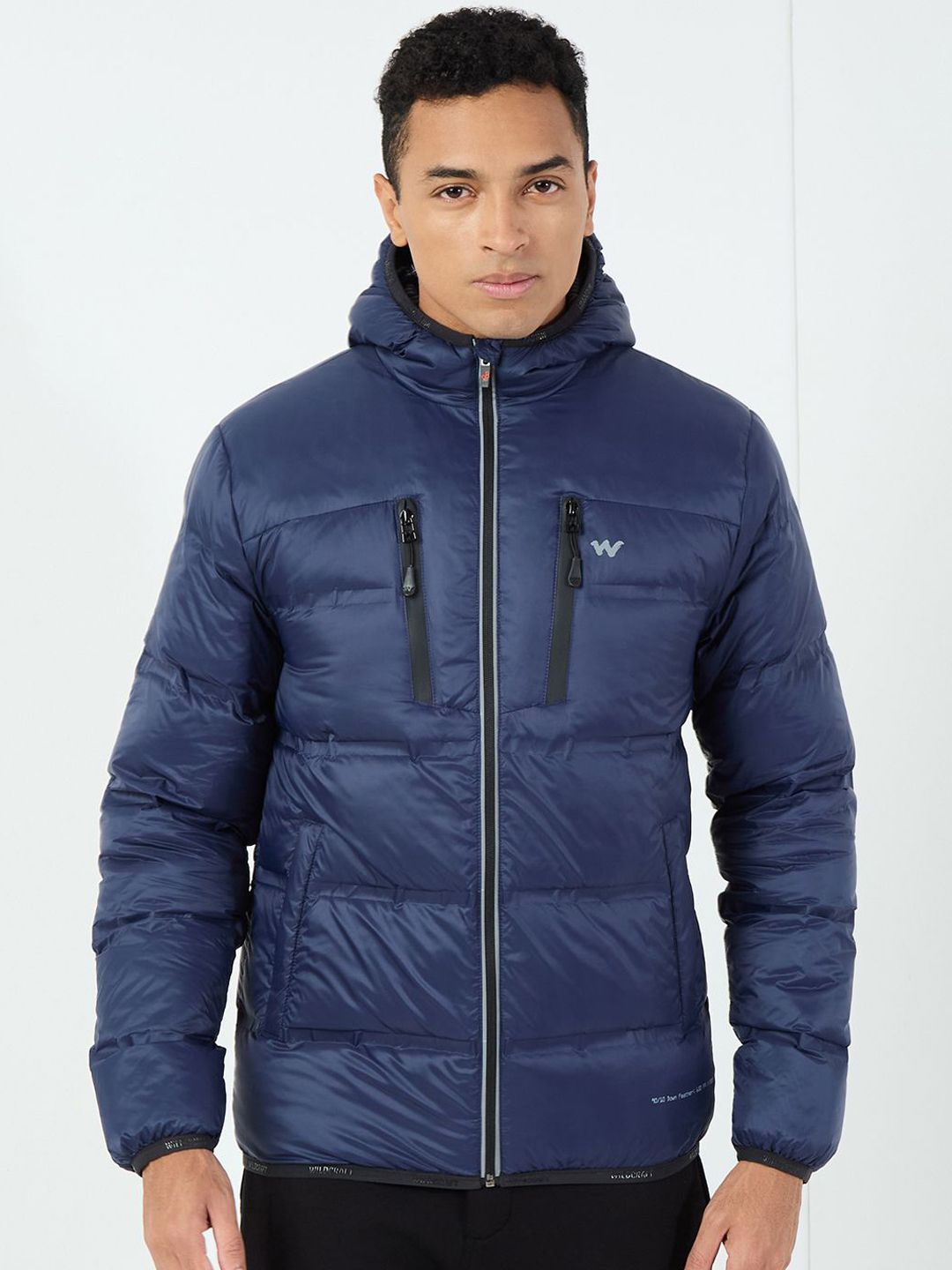 Wildcraft Men Hooded Solid Casual Puffer Lightweight Jacket