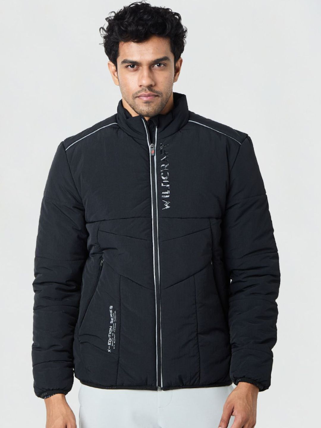 Wildcraft Men V.O.G HUSKY Mock Collar Solid Casual Padded Lightweight Jacket