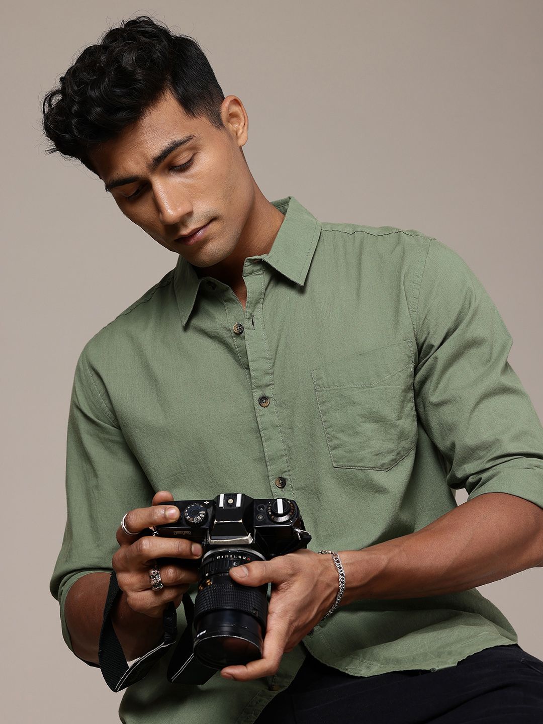 The Roadster Life Co. Pure Cotton Casual Shirt