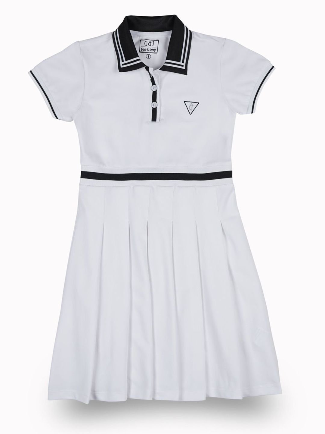 Gini and Jony Girls Colourblocked Fit & Flare Dress