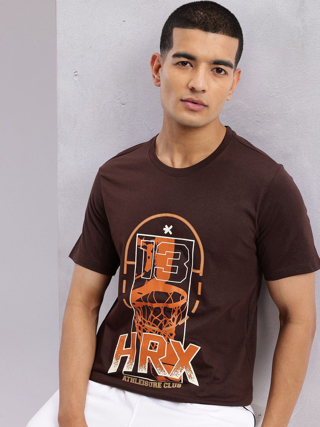 HRX by Hrithik Roshan Typography Printed Lifestyle T-shirt