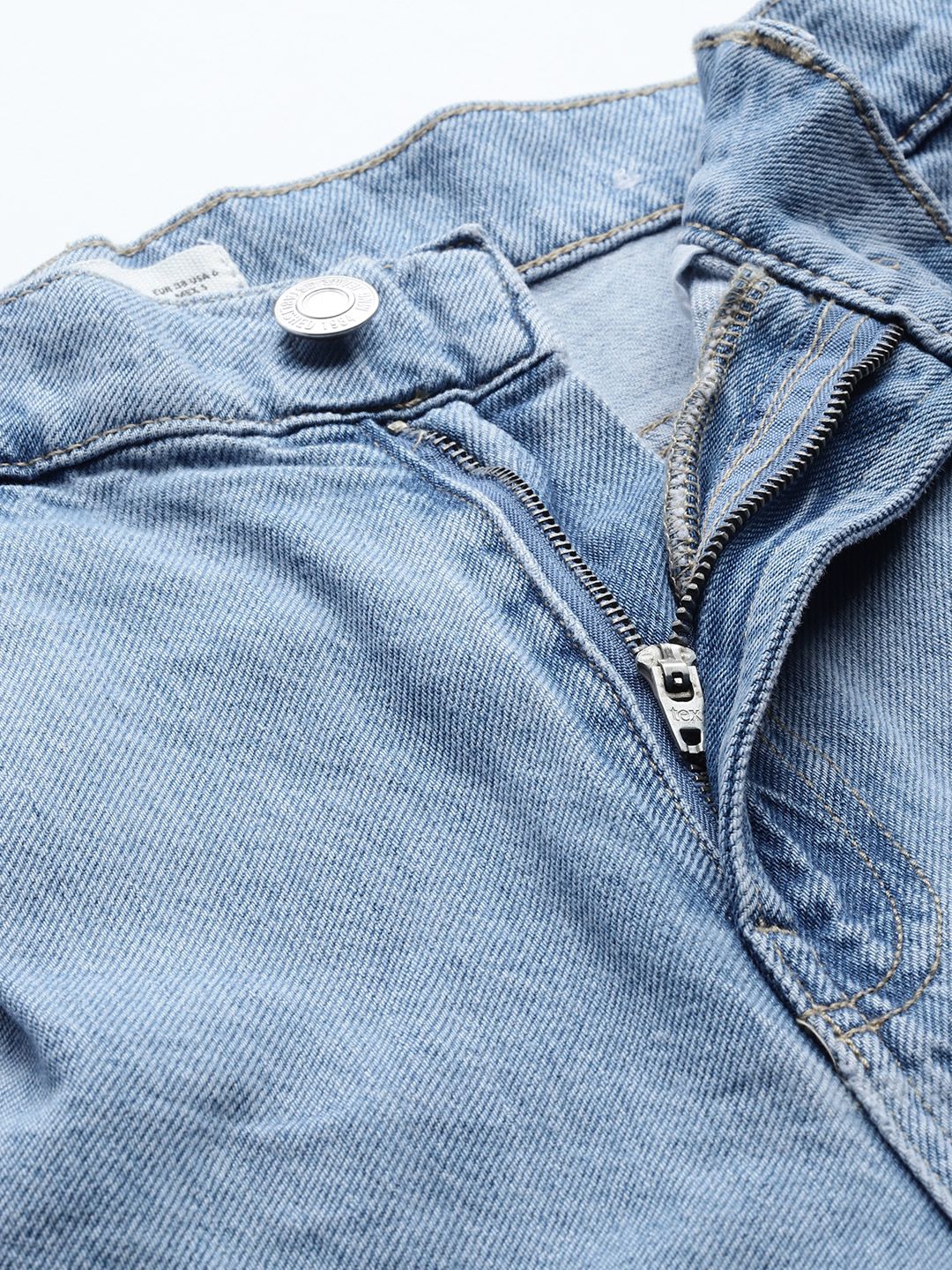 Mid-Rise Pure Cotton Washed Effect Jorts