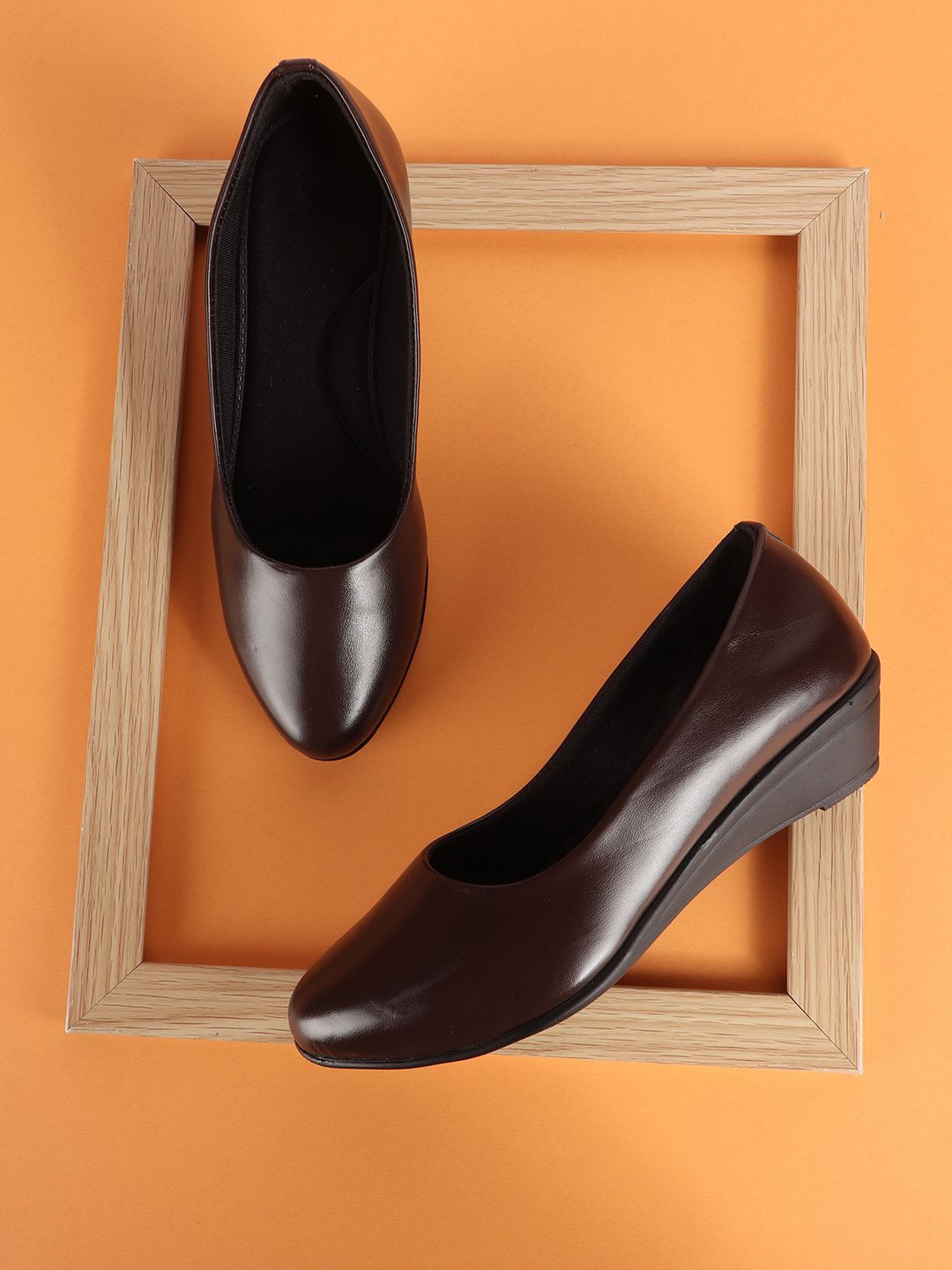 Picktoes Picktoes Work Wedge Pumps