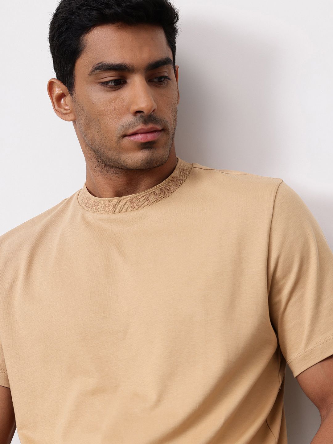 ether 365 Essentials Pure Cotton Round Neck Relaxed Fit T-shirt