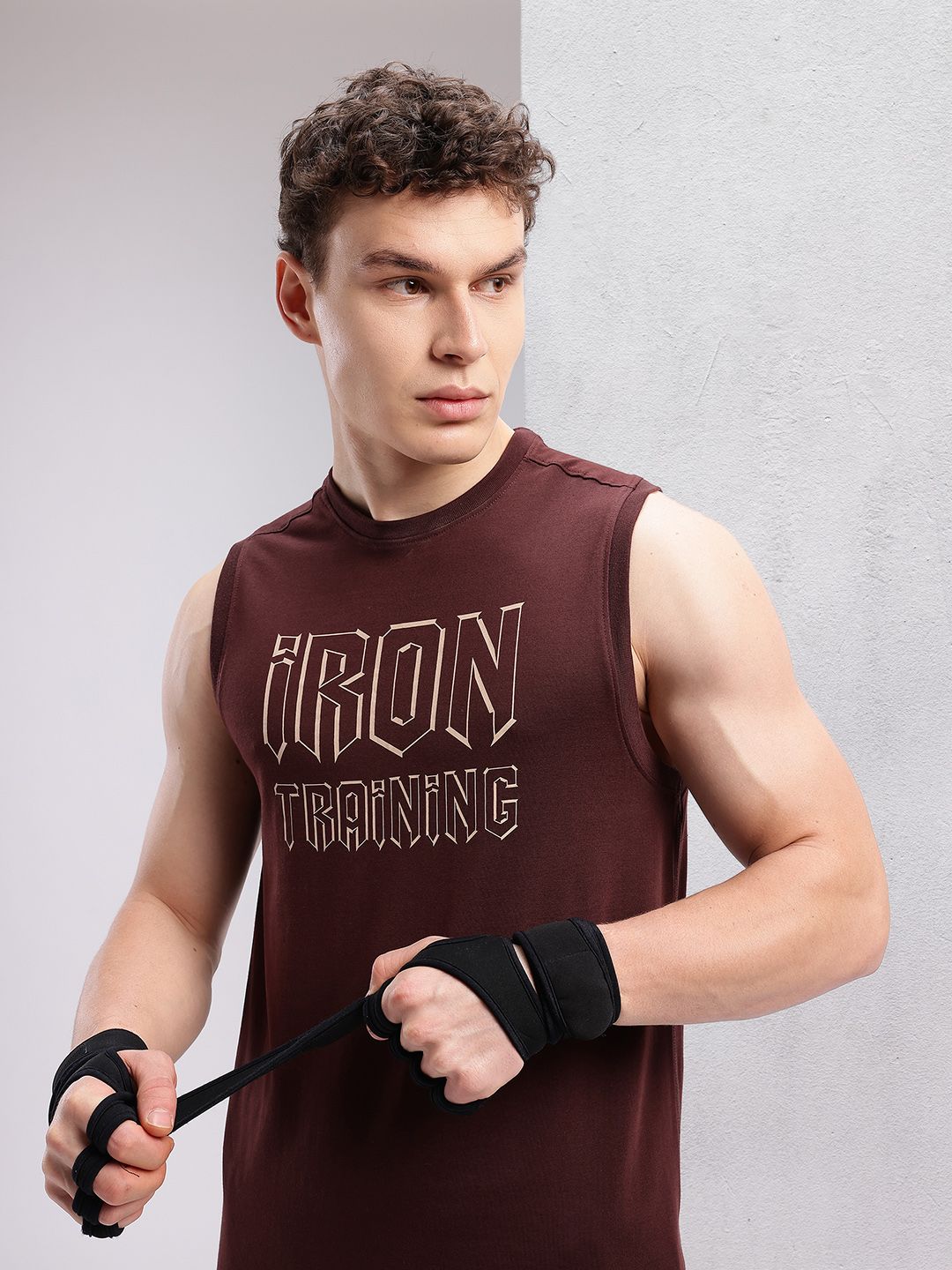 HRX by Hrithik Roshan Men Typography Printed Training T-shirt