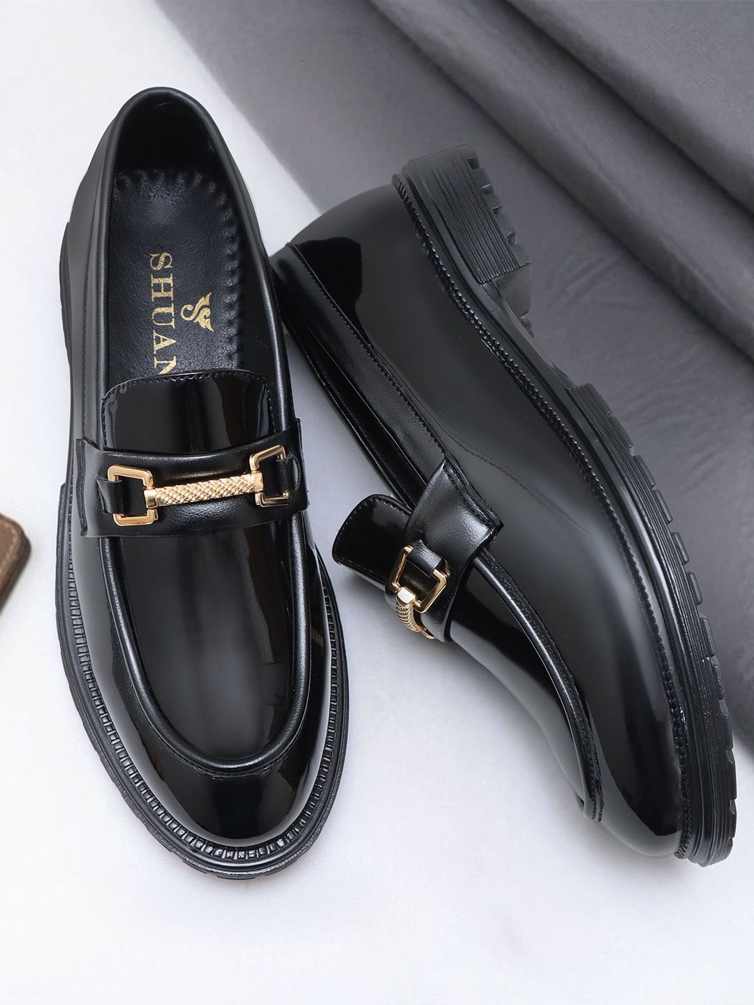 SHUAN SHUAN Men Formal Slip-On Shoes