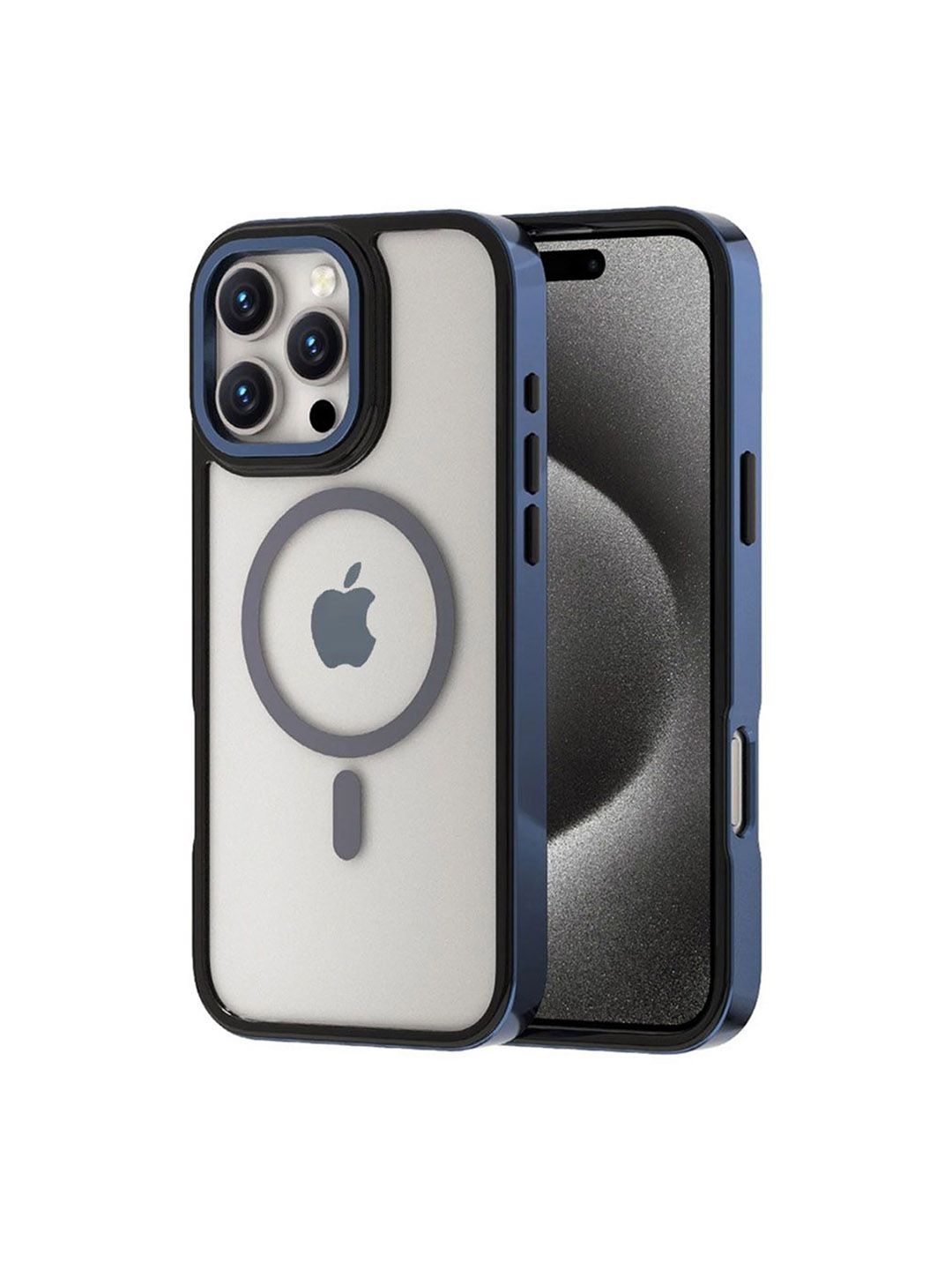 Luxury Kase LK178 Electroplate Titanium Magnet Wireless Solid iPhone 14 Pro Back Case
