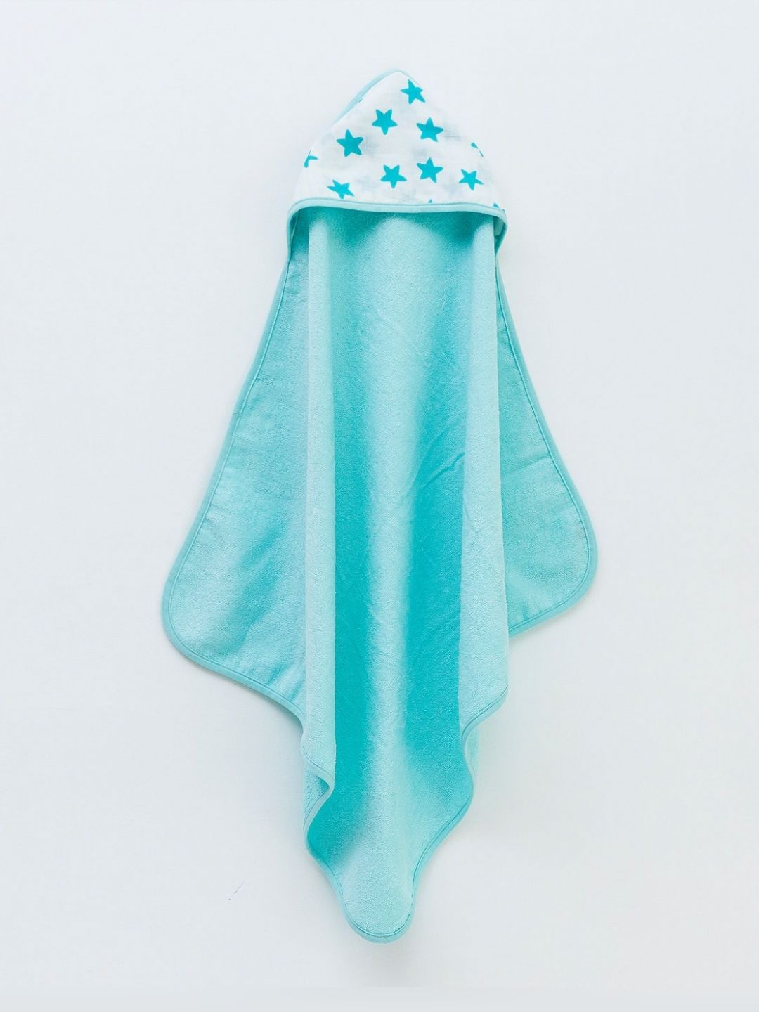 TIDY SLEEP Blue Conversational Terry Cotton 300GSM Super Soft Baby Regular Bath Towel