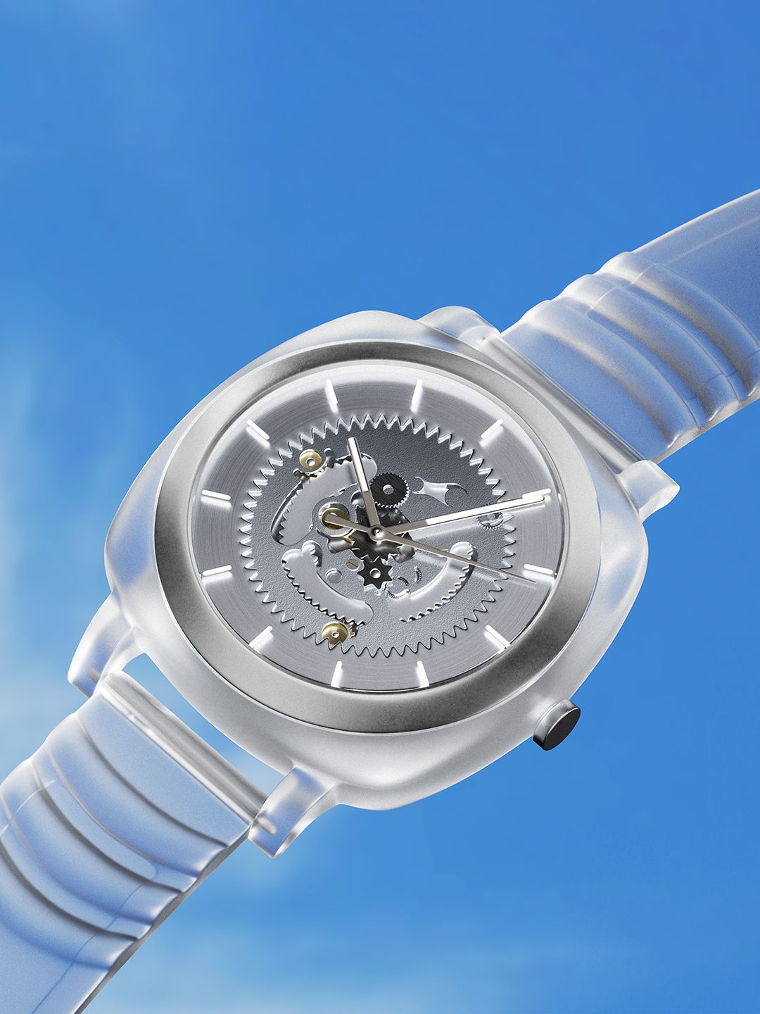 Fastrack Unisex Bare Quartz Aluminium Dial Analogue Watch 3312PP02