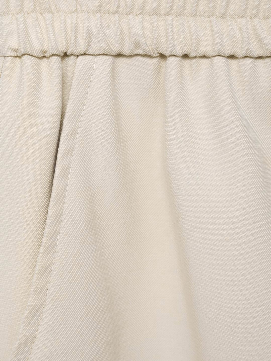 Pintuck Detailed Straight Shorts