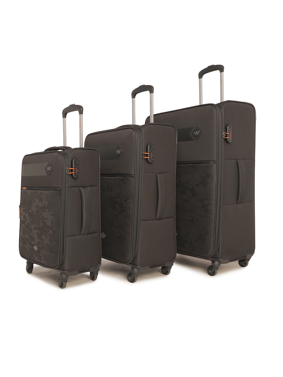 Buy Wildcraft Unisex Dorado Set of 3 Trolley Suitcases - Cabin