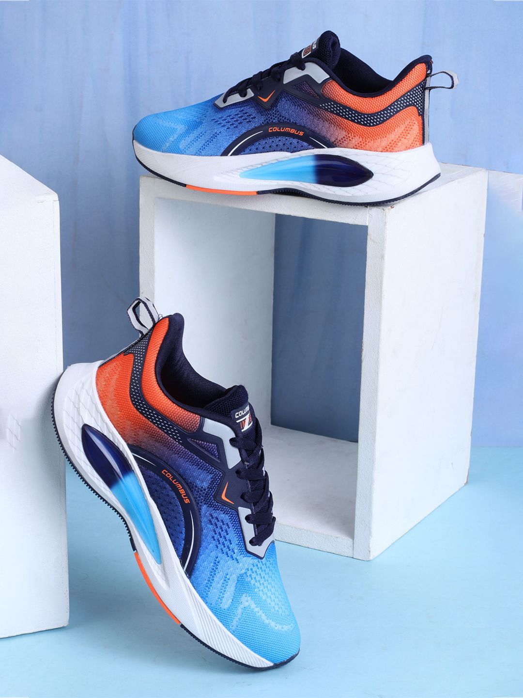 Columbus Men Mesh Running Non-Marking Shoes