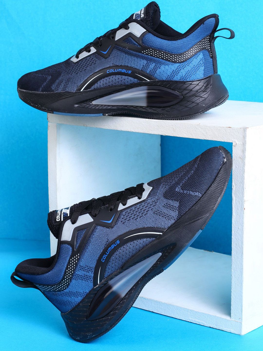 Columbus Men Mesh Running Non-Marking Shoes