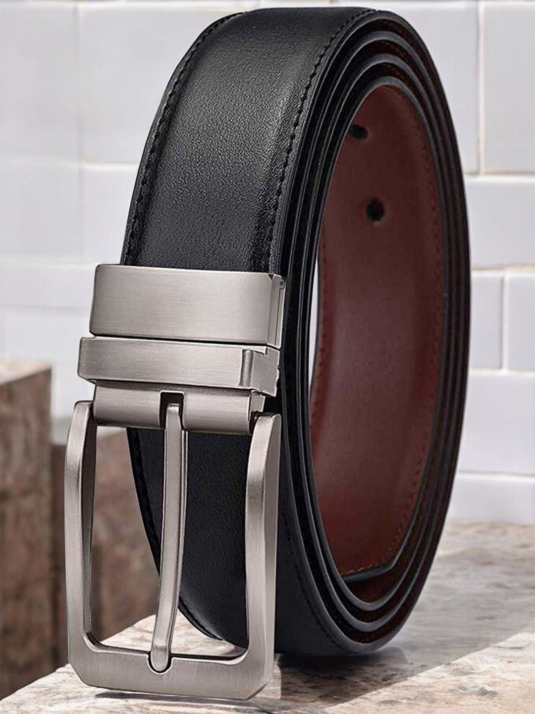 Provogue Men PU Reversible Formal Belt