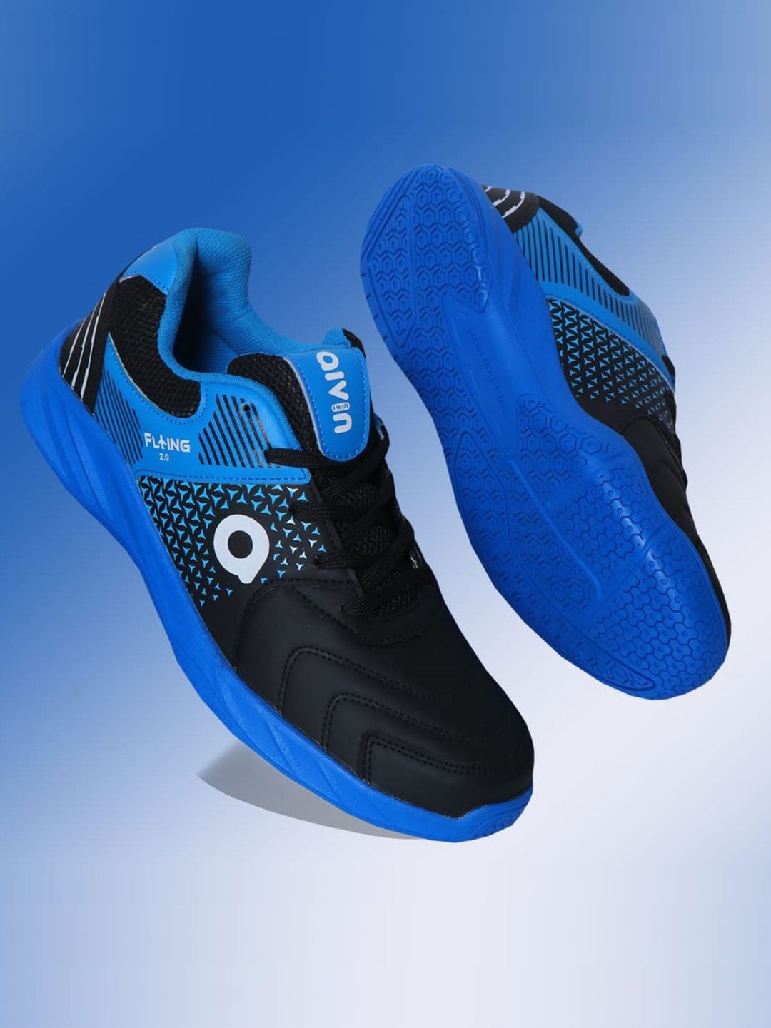 Aivin Flying 2.0 Blue And Black Badminton Shoes