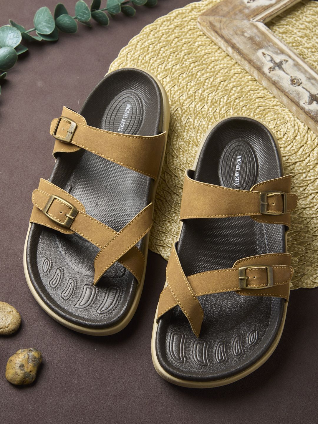 MICHAEL ANGELO Men Slip-On Flip Flops
