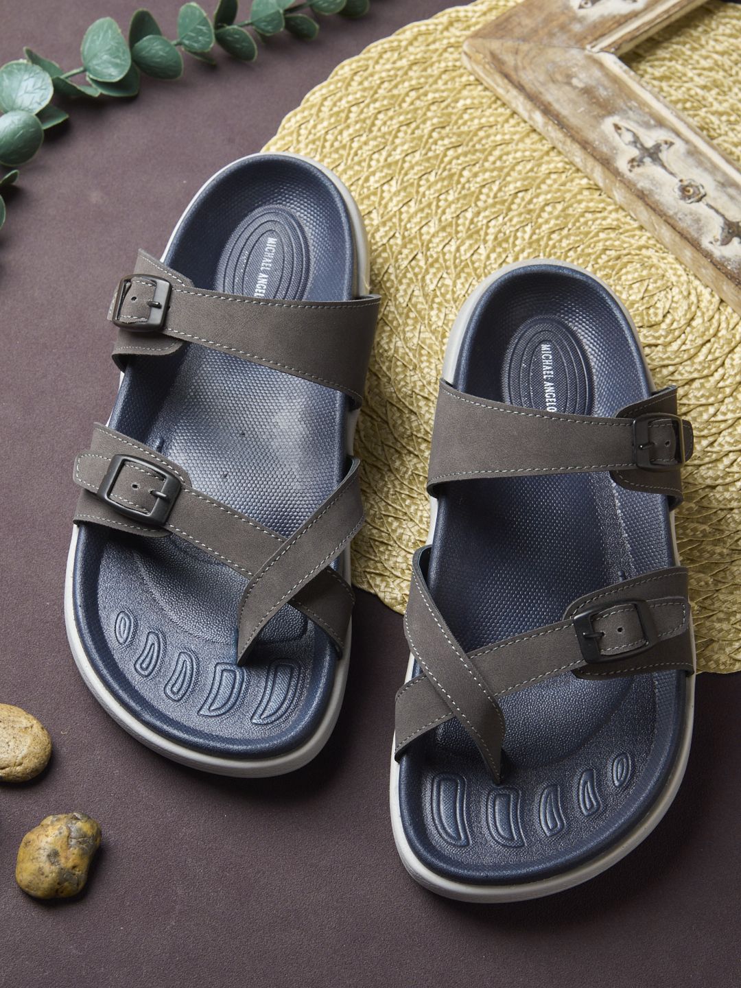 MICHAEL ANGELO Men Slip-On Flip Flops