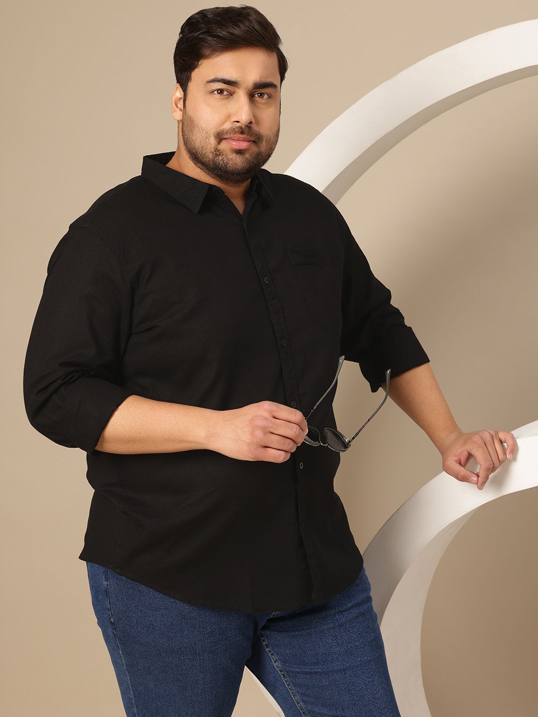 Sztori Men Plus Size Premium Casual Shirt