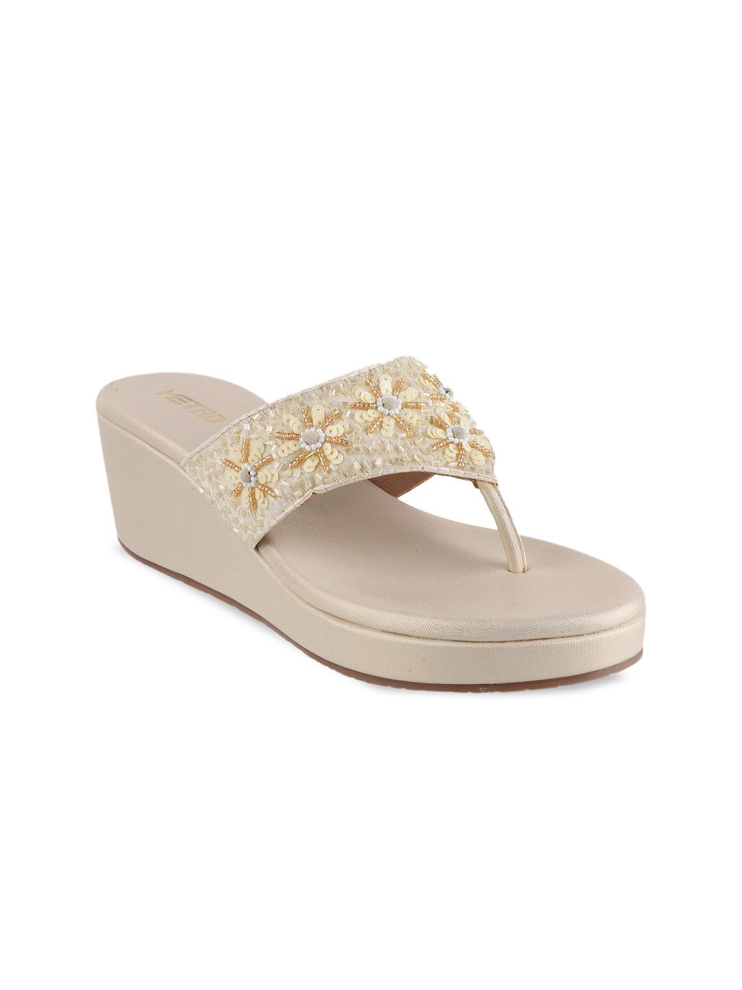 Metro Fashion Women Woven Design Wedge