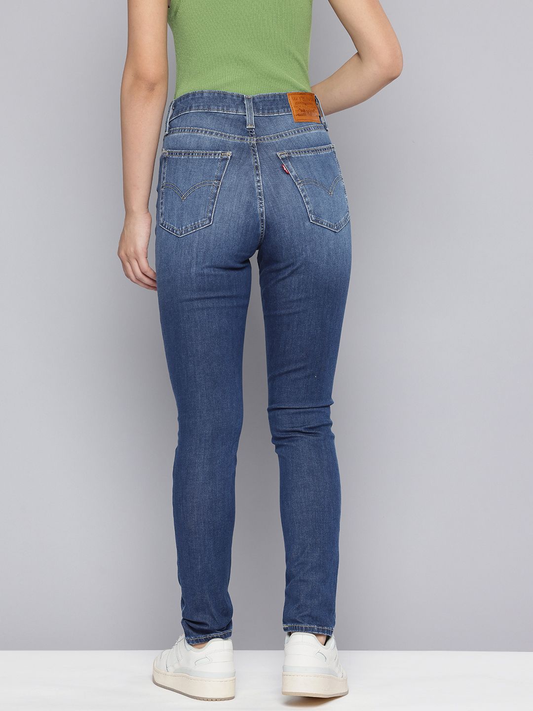 721 Blue Skinny Fit High Rise Jeans