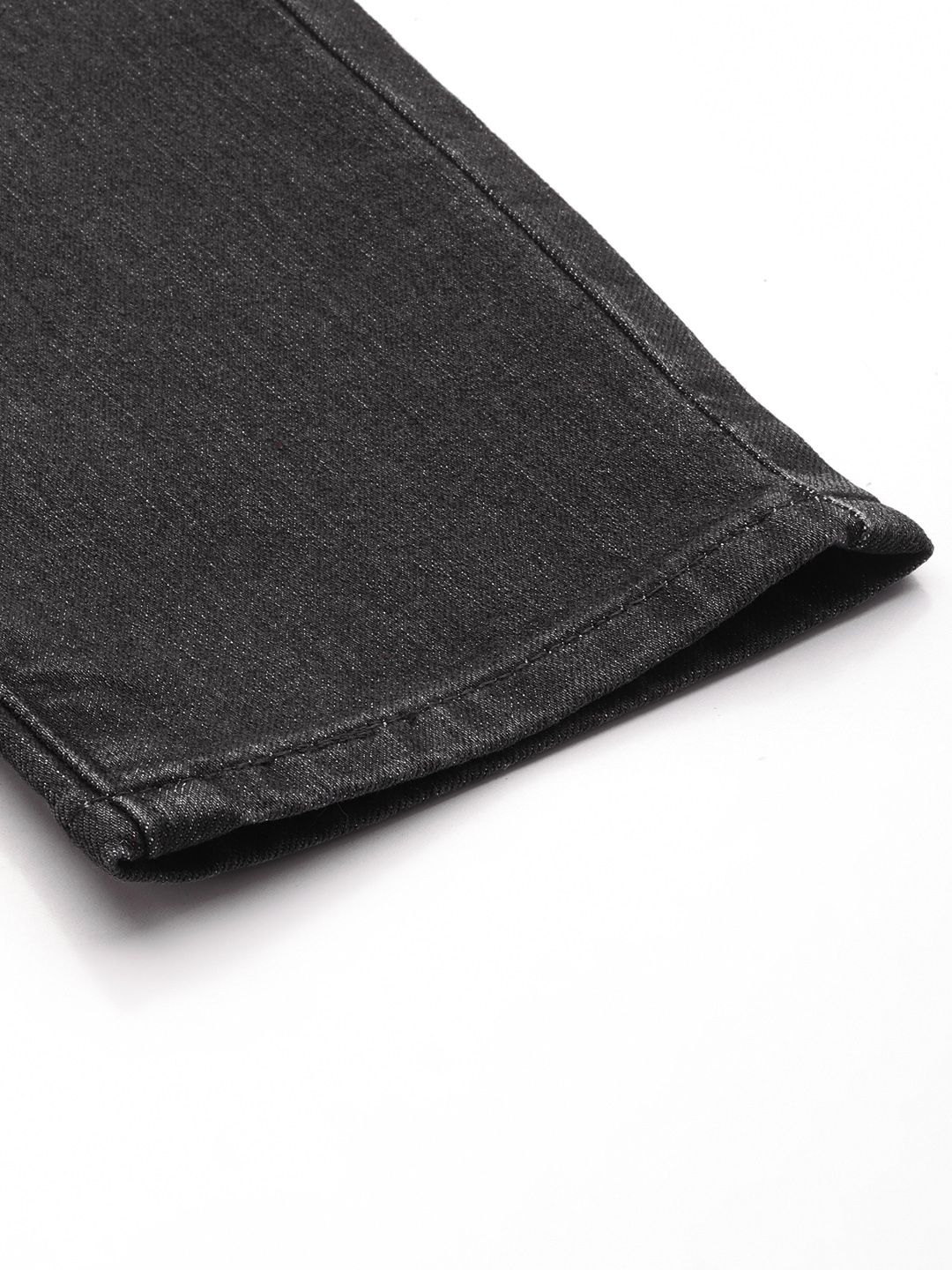 711 Black Skinny Fit Mid Rise Jeans
