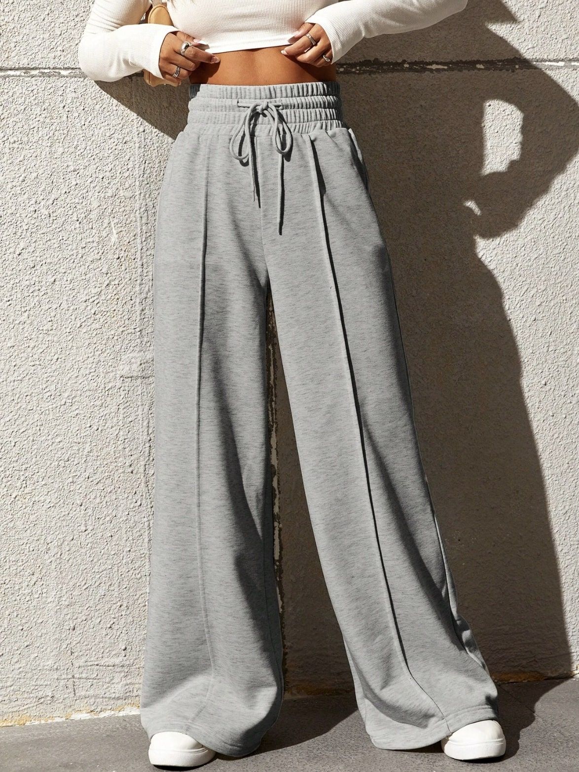 LA CHIC PICK LA CHIC PICK Women Flared Cotton Track Pants