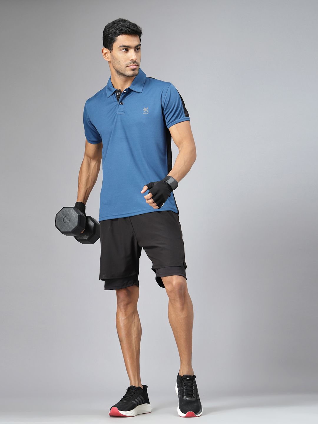 HRX by Hrithik Roshan Men Solid Polo Collar T-shirt