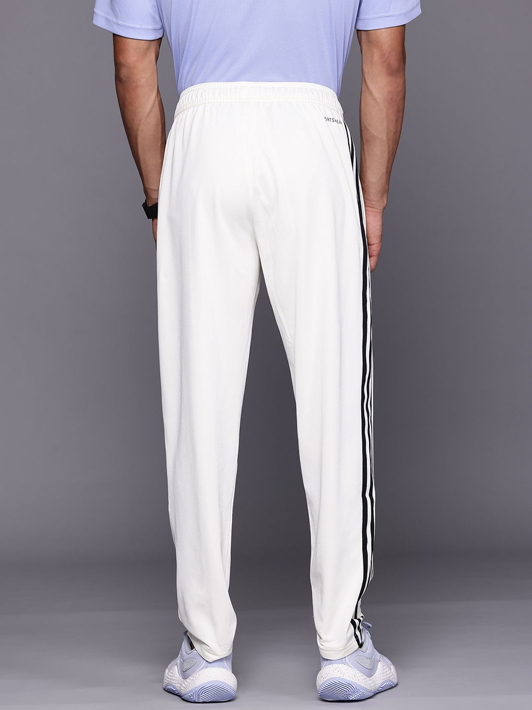 ★sale★8YARDS Ribbed Joggers | White Kingdom Of White Voyager Drawstring Rib Waist White Jogger Pants